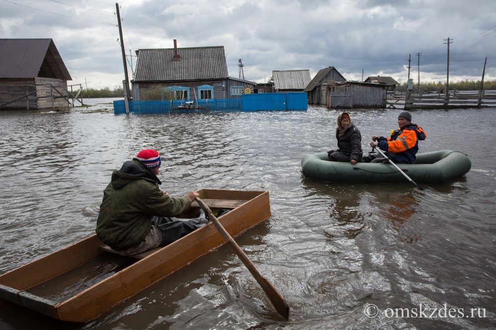 Уровень воды в Иртыше у Усть-Ишима превысил критическую отметку на 49 см