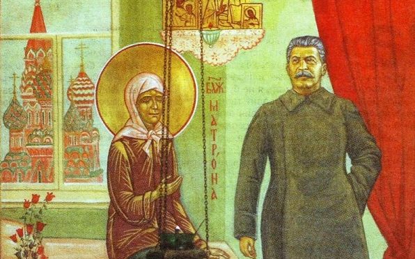 Икона «Матрона и Сталин»: почему её убрали из храма