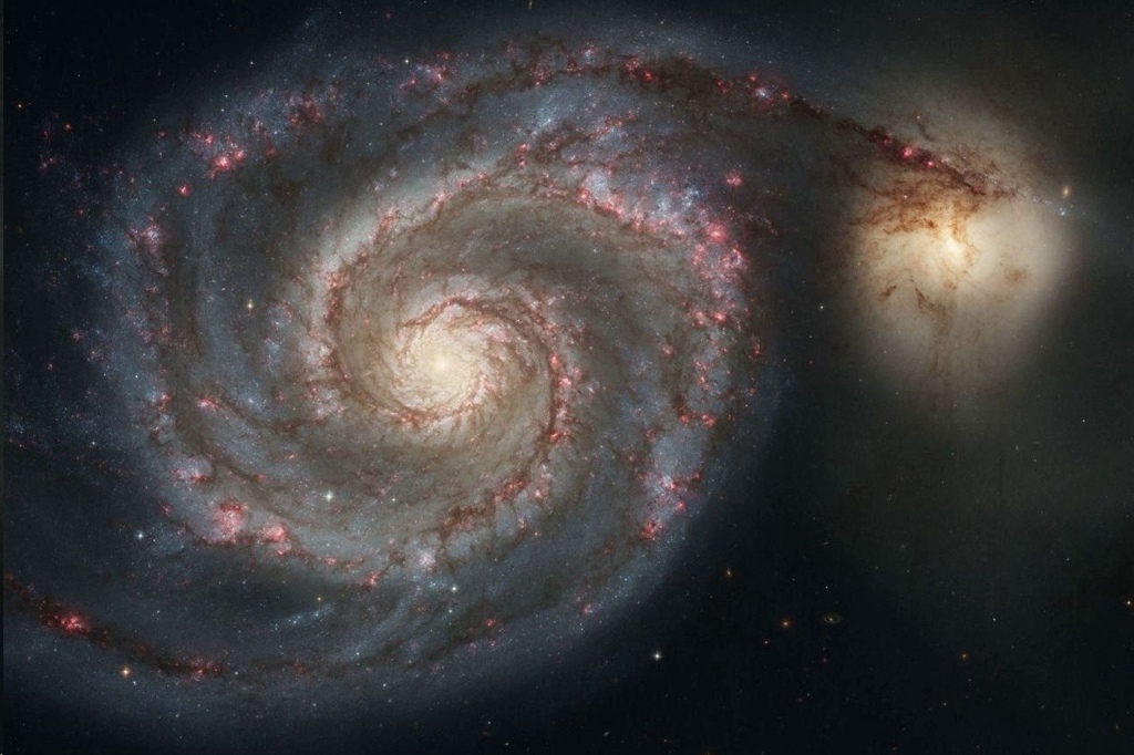 Галактика Водоворот (M 51).