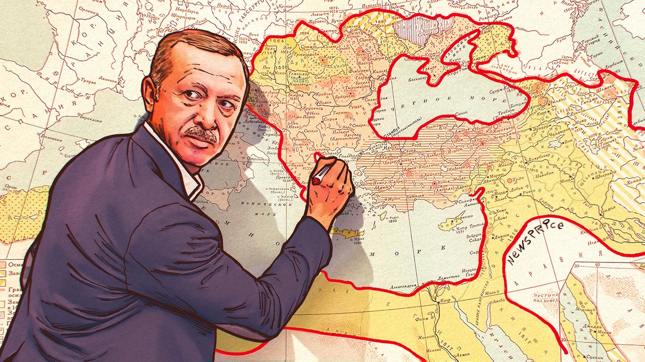 В Кремле оценили подаренную Эрдогану карту «Тюркского мира» с российскими регионами