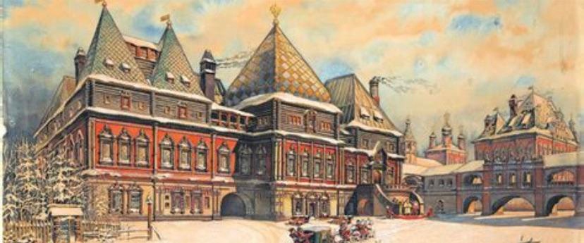 Дом Голицина он-же Палаты Троекуровых на рисунке ниже он в конце XIX века.