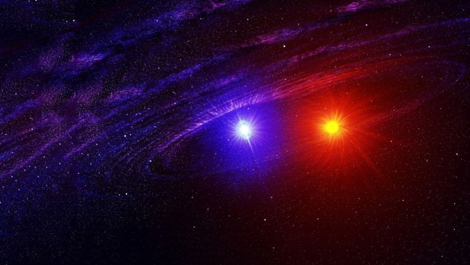 Ученые обнаружили единственную в своем роде звездную систему с двумя бинарными звездами.