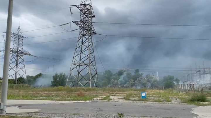 Киев вновь пытается обстрелами вызвать аварию на Запорожской АЭС