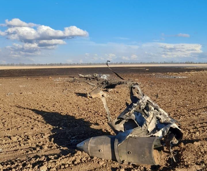 Опубликованы видео с места падения летающего аппарата на Ставрополье