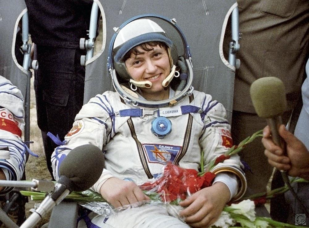 Просто, чтобы вы помнили - есть и другая женщина-космонавт