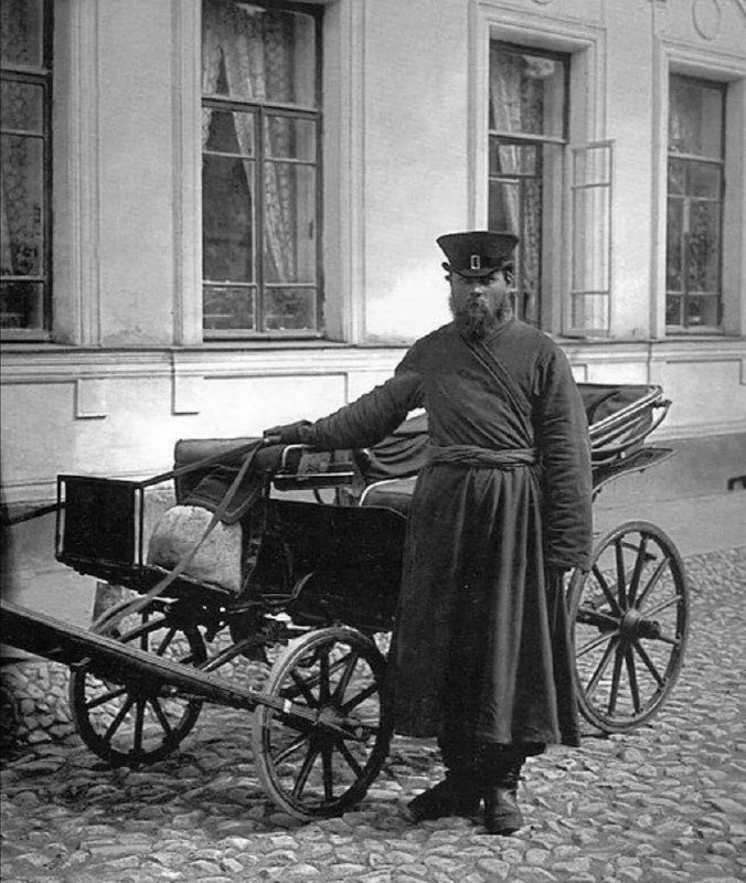 Профессиональный московский извозчик. 1880-е