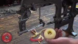 Аппарат для чистки яблок. 1890 г