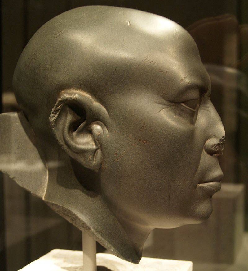 Знаменитая зеленая берлинская голова, Египет, поздний птолемеевский период, ок.100-50 гг. до н.э.