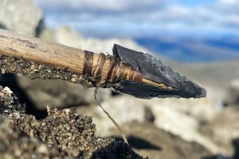 В Норвегии обнаружили очень редкую стрелу железного века с кварцитовым наконечником
