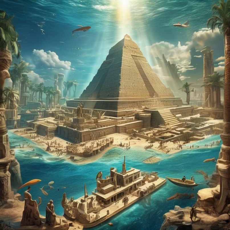 Какая связь между Древнем Египтом и Атлантидой ?