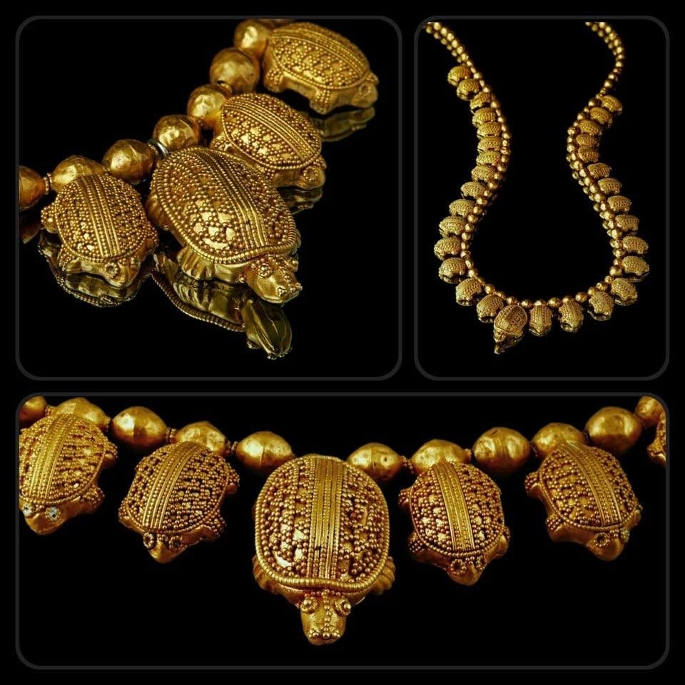 Золотое ожерелье с черепашками, Колхидское царство, ок. 450 г. до н.э.