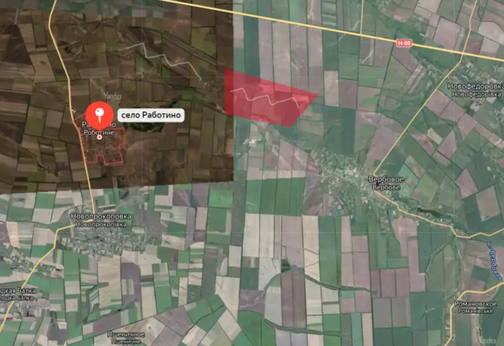 ВС РФ вернули под контроль часть первой «линии Суровикина» и вышли на предполье северо-западнее Вербового в Запорожской области