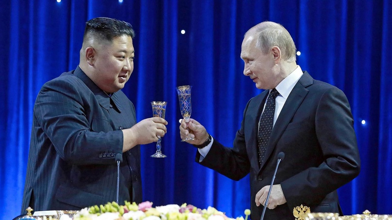 Уважаемый товарищ Ким Чен Ын направил поздравительную телеграмму президенту РФ