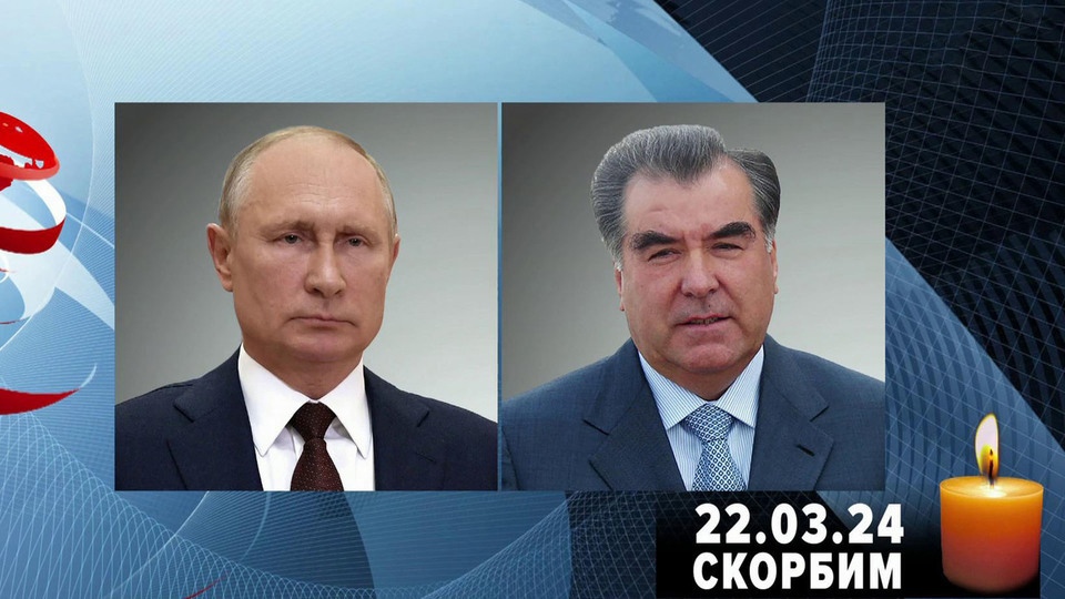Президент Таджикистана обсудил с Путиным теракт в «Крокус Сити Холле»