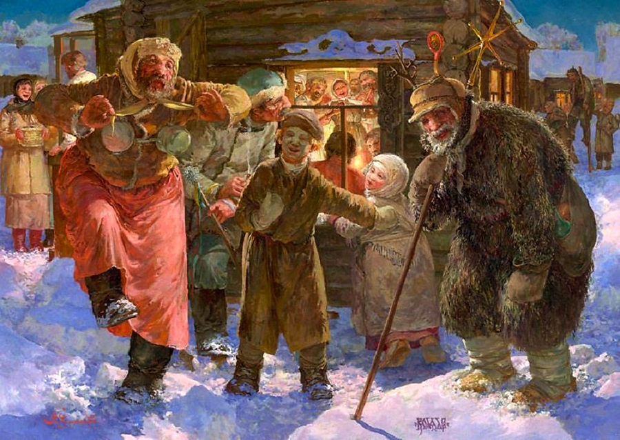 Зачем русские на Рождество жгли навоз