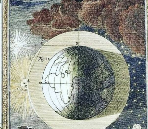 В Библии Ньютона 1731 года изображена Земля с континентами и с Антарктидой на Южном полюсе