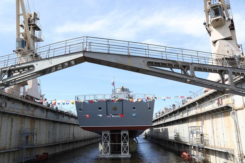 Третий фрегат проекта 22350 «Адмирал Головко» спущен на воду