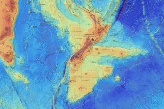Появилась интерактивная карта затопленного континента Зеландия