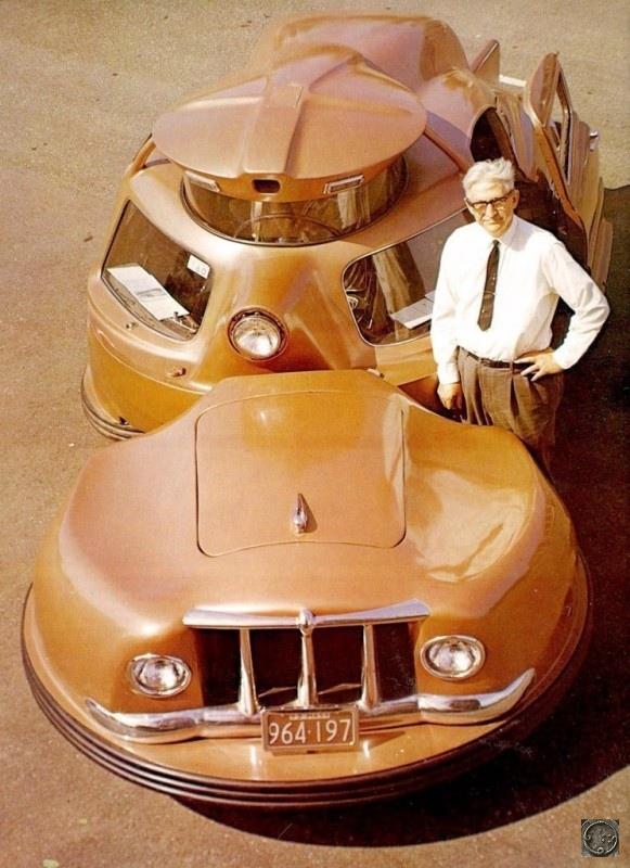 Прототип самого безопасного автомобиля, представленный на Всемирной ярмарке 1958 года.