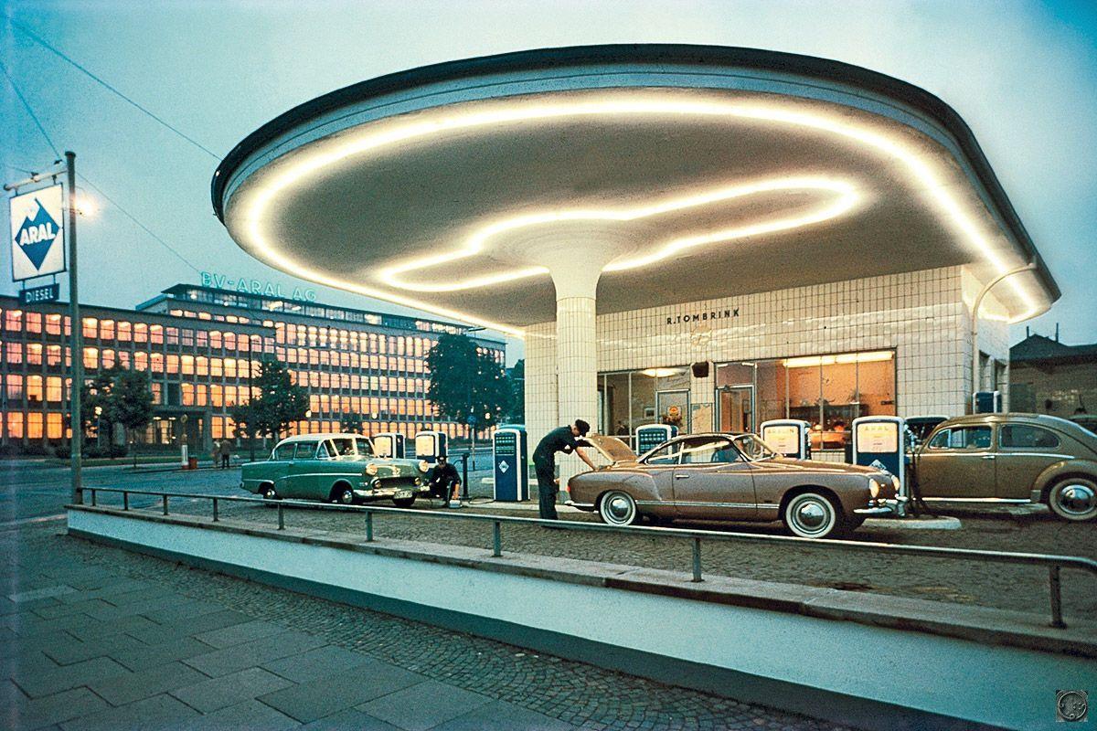 АЗС в Германии, 1958 год: