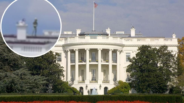 Видео с пришельцем на крыше Белого дома вызвало в Сети бурные обсуждения