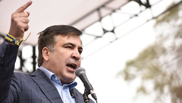 Саакашвили возле Рады рассказал, как спасти Украину за 70 дней