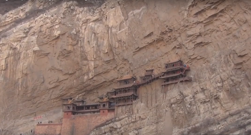 Удивительный висячий скальный монастырь — еще один грандиозный Must see пункт в Китае