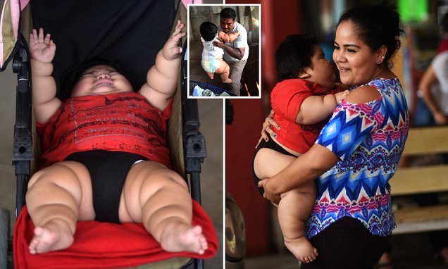 Самый толстый младенец в мире в свои 10 месяцев весит как 9-летний