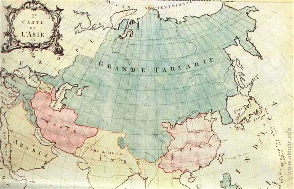 Карты Великой Тартарии.