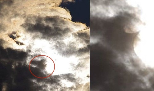 Странный объект “Манта-Рей”- образной формы замечен в облаках над Пенсильванией