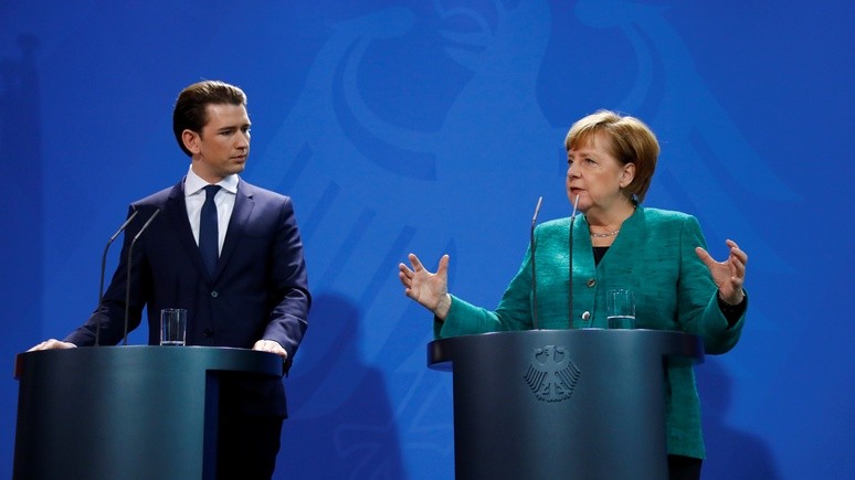 Меркель: близость Австрии с Россией угрожает сотрудничеству западных спецслужб