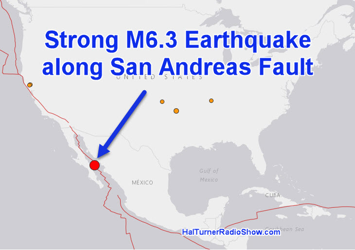 Сильное землетрясение магнитудой 6.3 на разломе Сан-Андреас. Предупреждение жителям Южной Калифорнии.