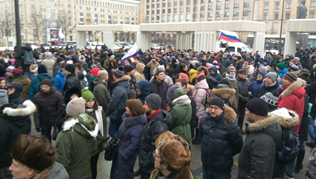 Протестные акции в городах России прошли спокойно, заявили в СПЧ
