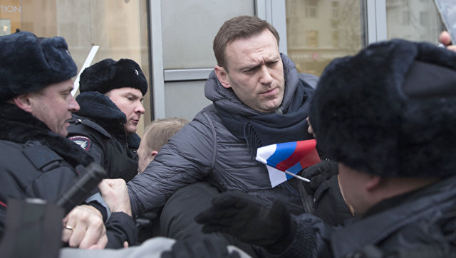 МВД сообщило о задержании Навального на Тверской улице в Москве