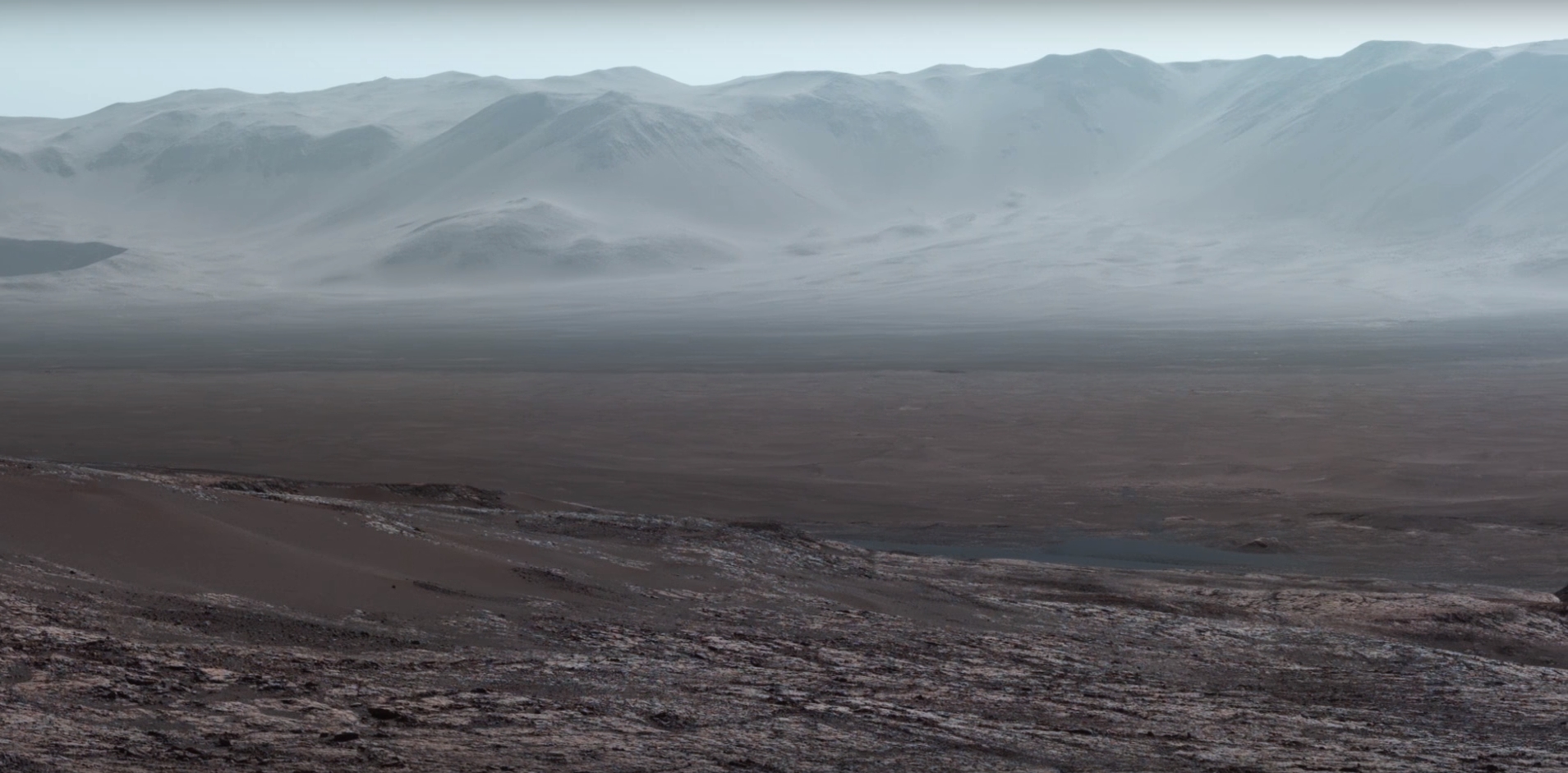 NASA показало панораму Марса
