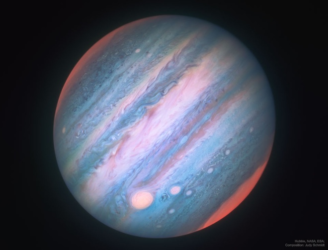 Другой Юпитер — изображение в инфракрасном свете от «Хаббла»