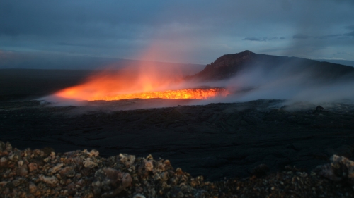 USGS сообщает о полном разрушении вулкана на Гавайах.