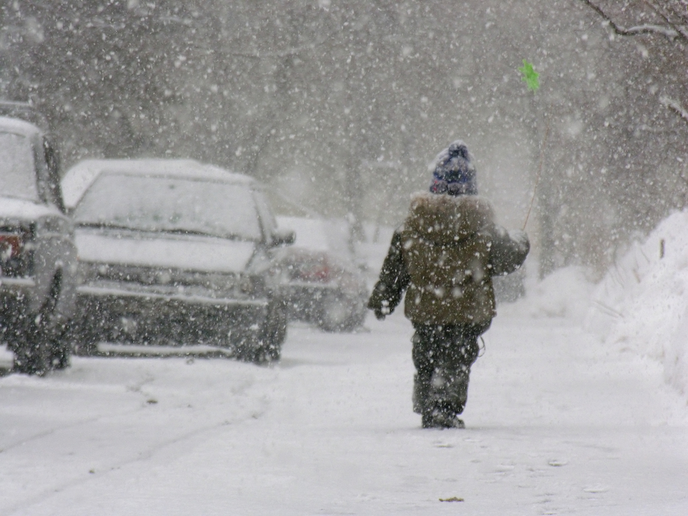 Из-за сильных снегопадов в Приморье нарушено автомобильное сообщение
