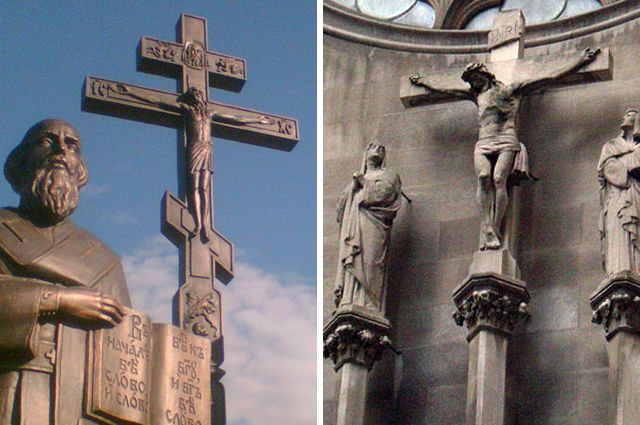 Чем православный крест отличается от католического?