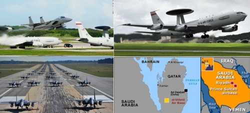 США срочно эвакуируют базы ВВС на Ближнем Востоке.