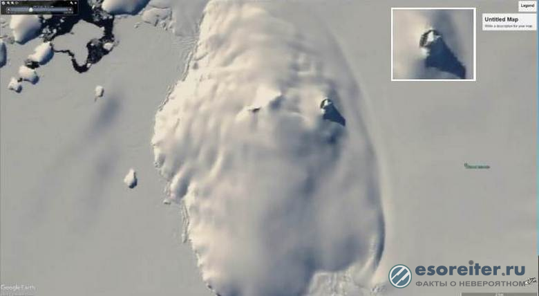 С помощью приложения Google Earth в Антарктиде нашли очередную рукотворную пирамиду