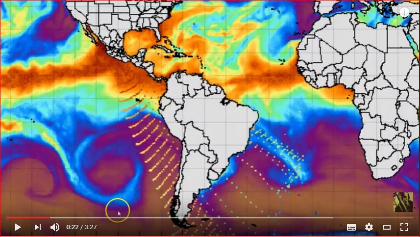 Таинственные волны, посланные из Антарктиды, охватывают всю Южную Америку
