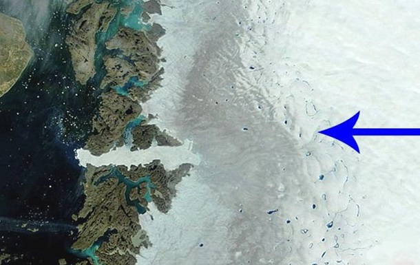 В Гренландии появилась угрожающая «тёмная» зона