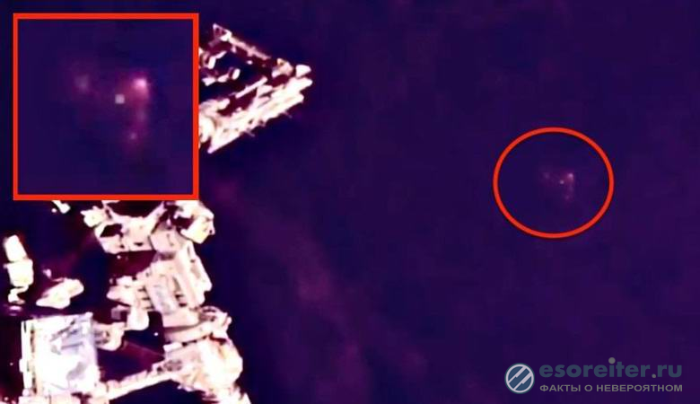 Пара удивительных НЛО показалась возле МКС