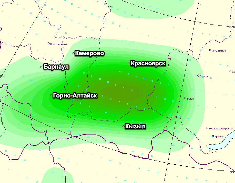 Мощный циклон сделает сложными погодные условия в Западной Сибири