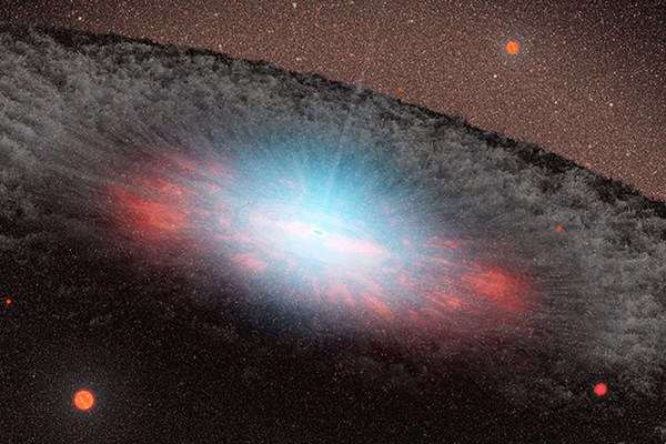 Астрономы сделали описание ветра черной дыры
