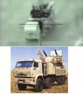 Израиль показал видео уничтожения ЗРПК "Панцирь-С1" в Сирии