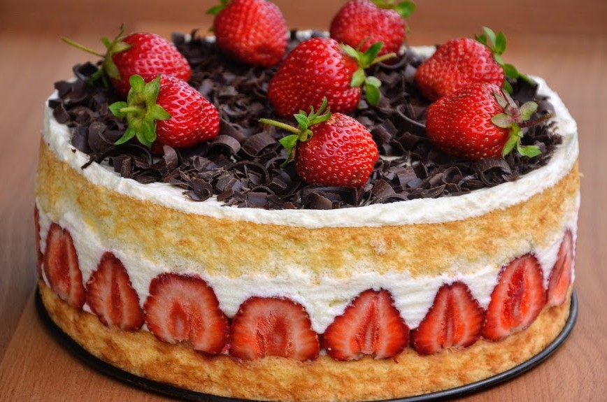 Торт "Фрезье" Французский десерт!