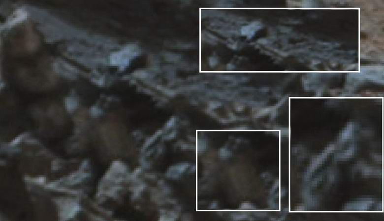 Россиянин утверждает, что нашел на снимке Марса мумию мертвого солдата