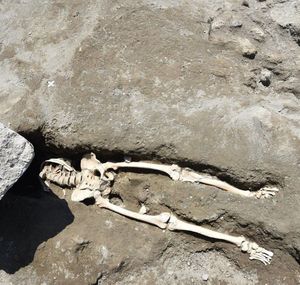 Последний день Помпеи: найдена новая жертва Во время раскопок в археологическом парке города Помпеи были найдены останки мужчины, пытавшегос